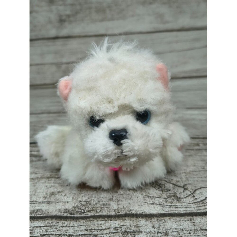 1993 Tyco DSI Puppy Puppy Puppies White Maltese Plush
